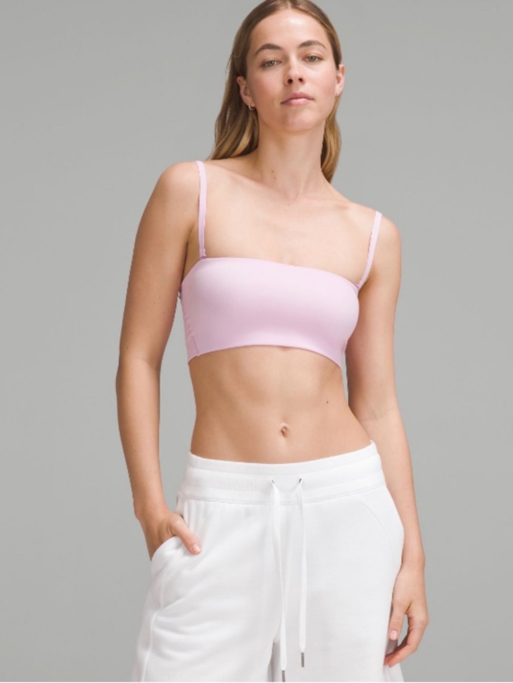 lululemon athletica Light Pink Bandeau Bra